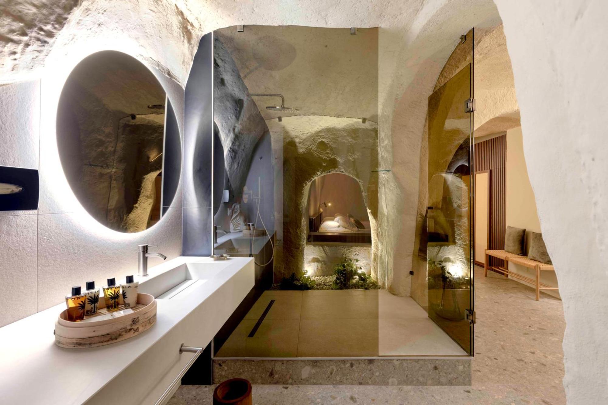 Camera Matrimoniale/Doppia con Letti Singoli con Patio - Grotta